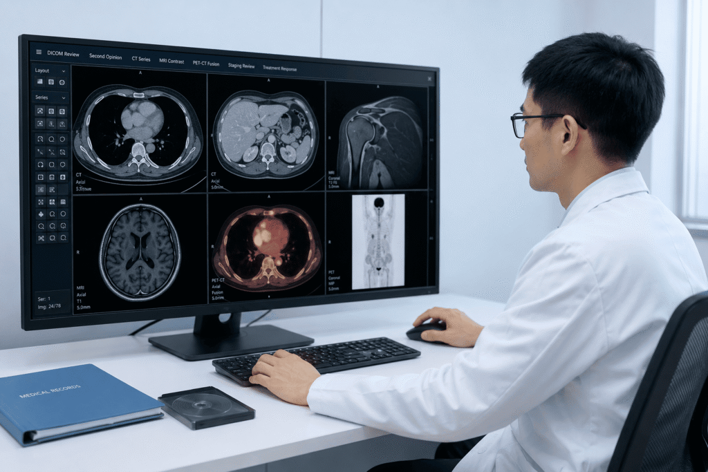 Imaging Second Opinion in China: Remote Re-Reading of CT, MRI, PET-CT