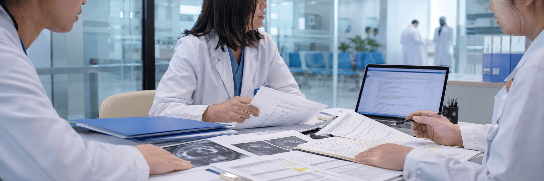 Calm clinical environment representing transparent communication